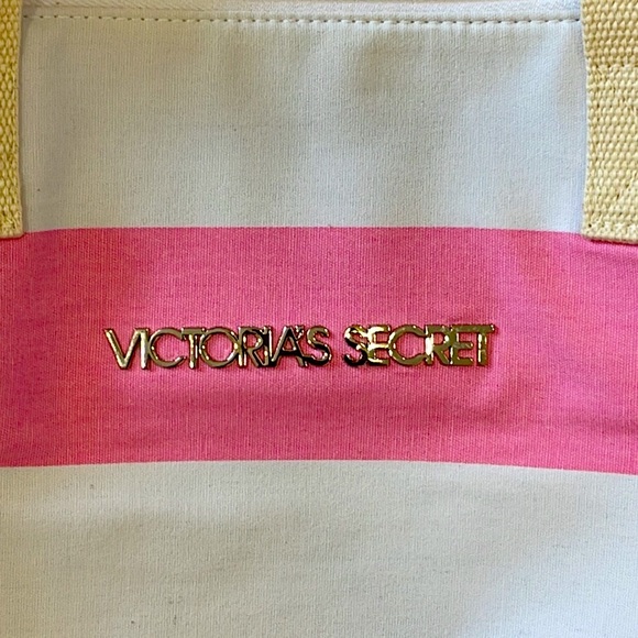 Victoria’s Secret Brushed Canvas Travel Tote Bag 15”Hx 10”Wx26”L - Picture 7 of 10